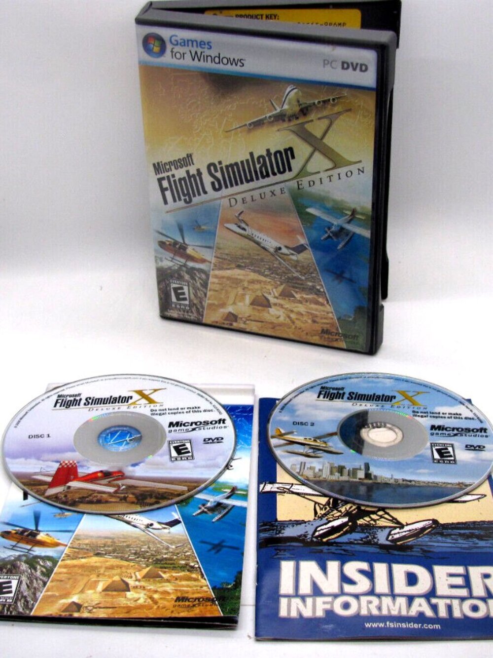 Microsoft Flight Simulator X: Deluxe Edition (PC, 2006) Cd Key Included